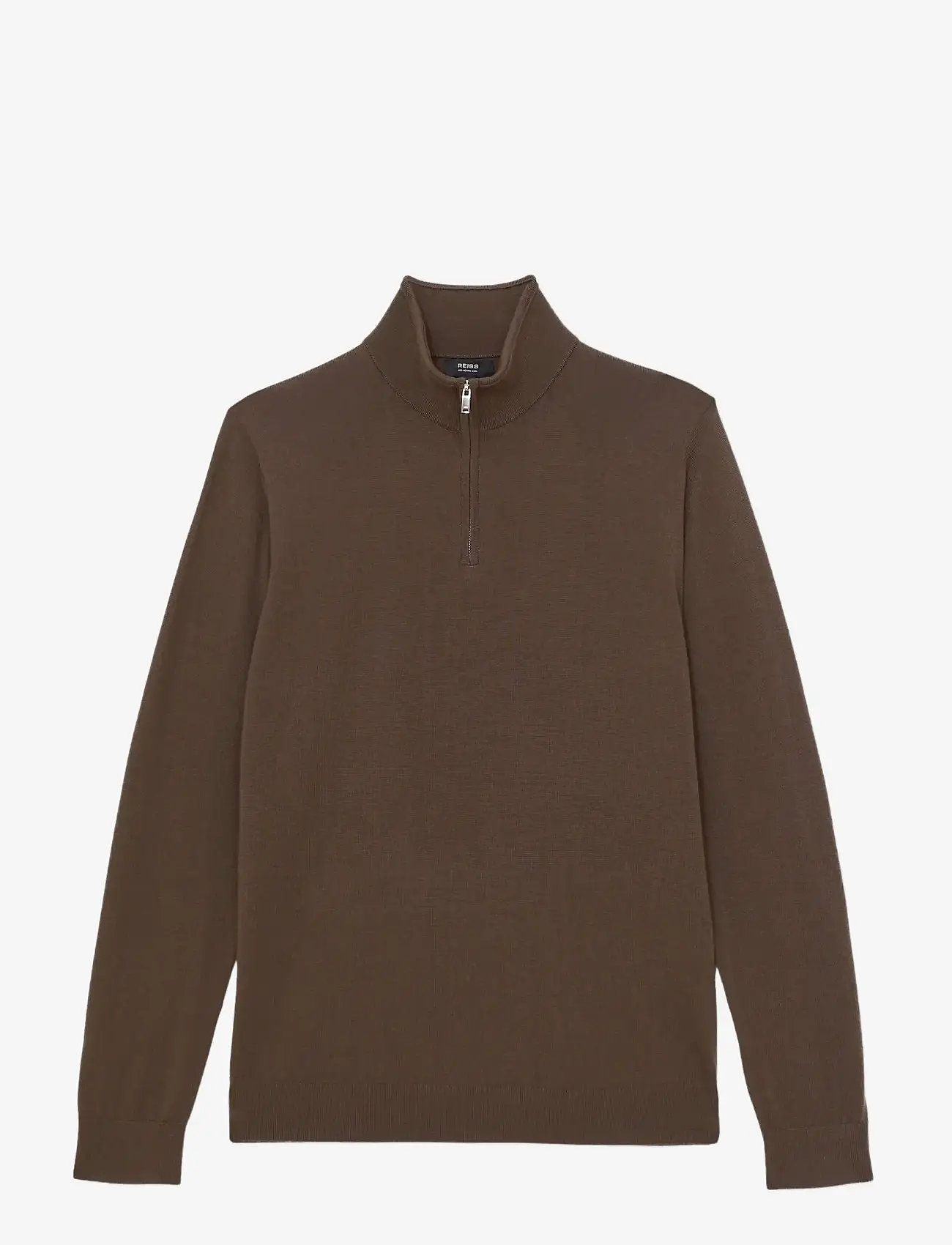 Reiss - BLACKHALL - half zip-trøjer - chocolate brown - 1