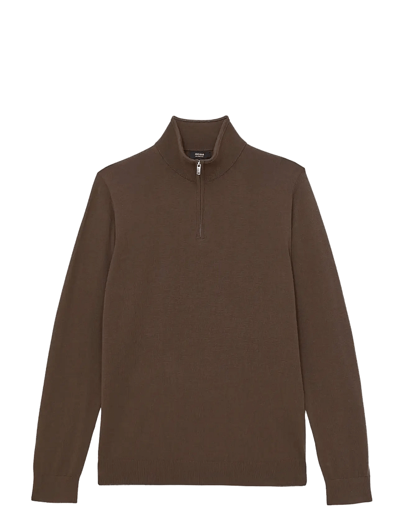 Reiss - BLACKHALL - half zip-trøjer - chocolate brown - 1