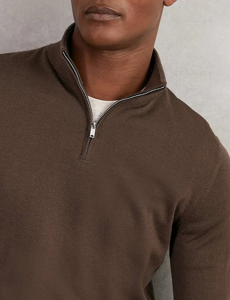 Reiss - BLACKHALL - half zip-trøjer - chocolate brown - 3