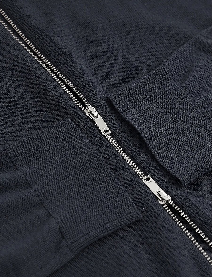 Reiss - HAMPSHIRE - pullover mit durchgehendem reißverschluss - midnight navy - 3