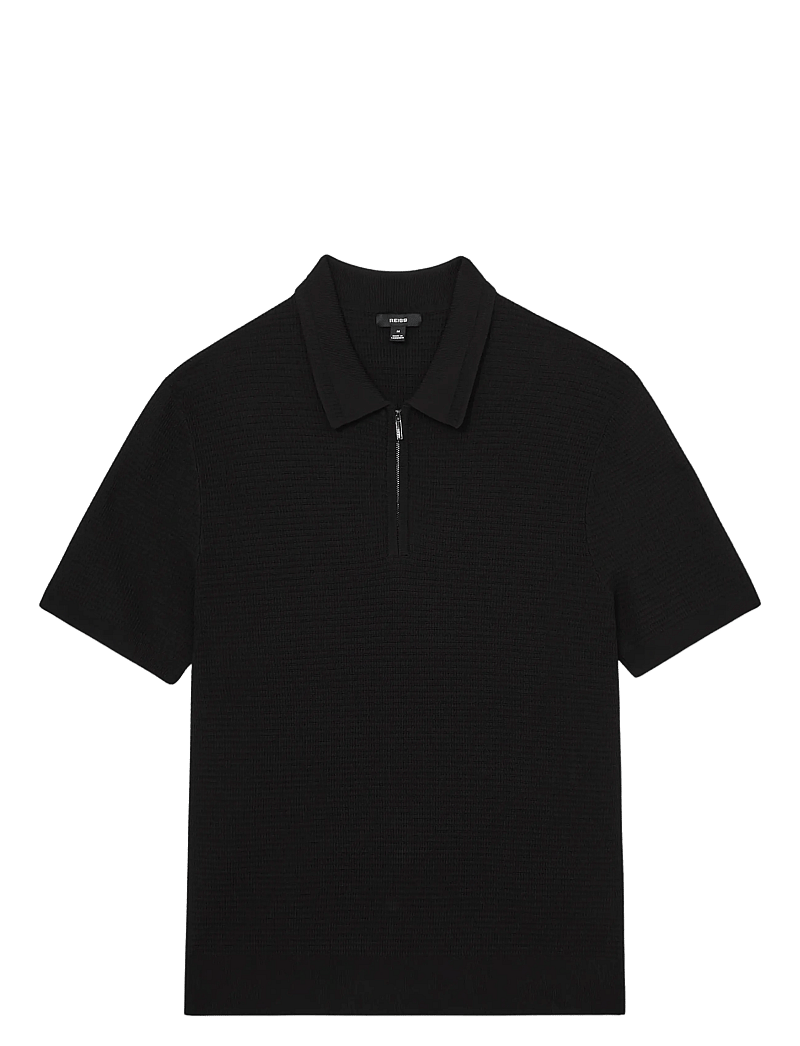 Reiss - REGIS - kortärmade pikéer - black - 1