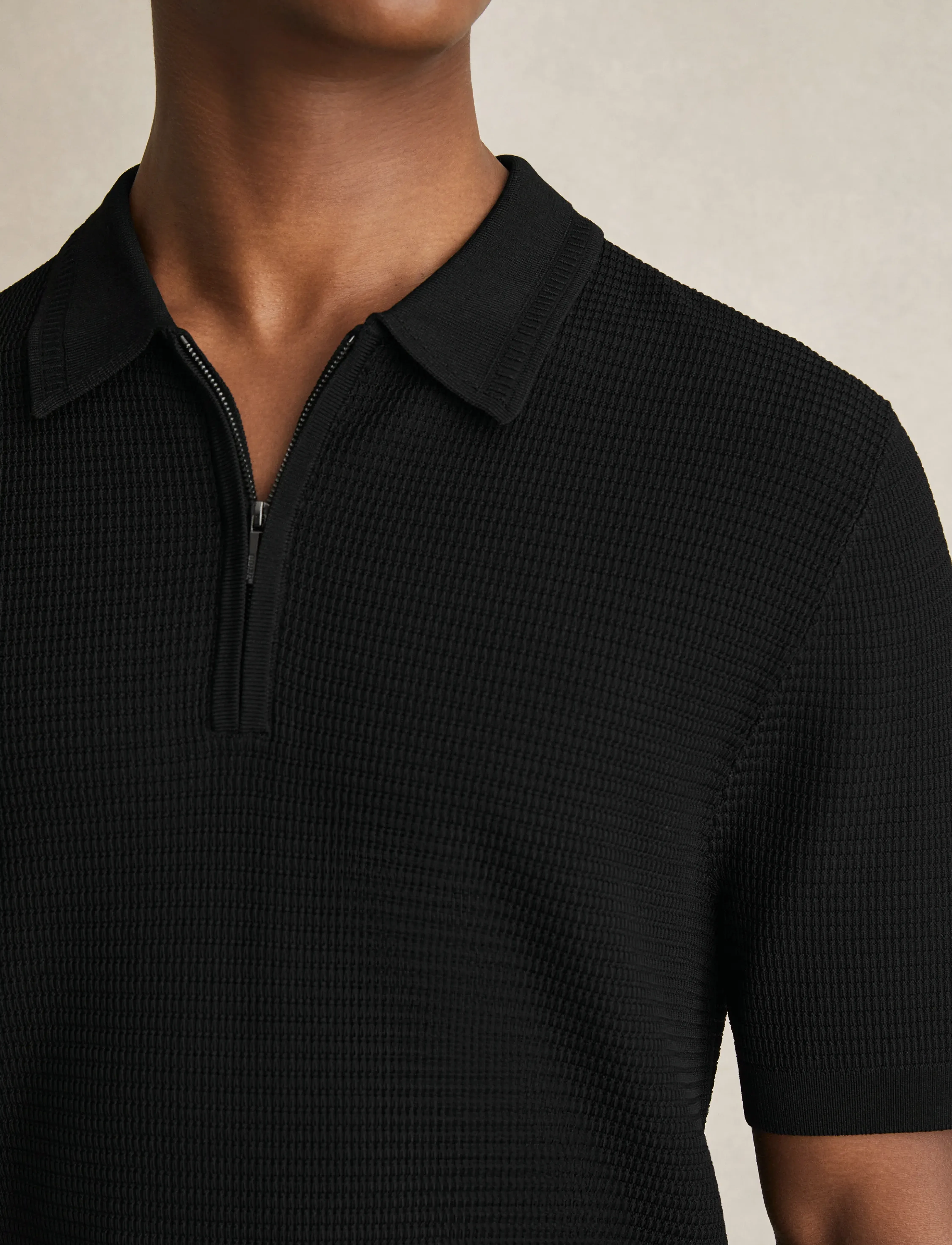 Reiss - REGIS - kortærmede poloer - black - 3