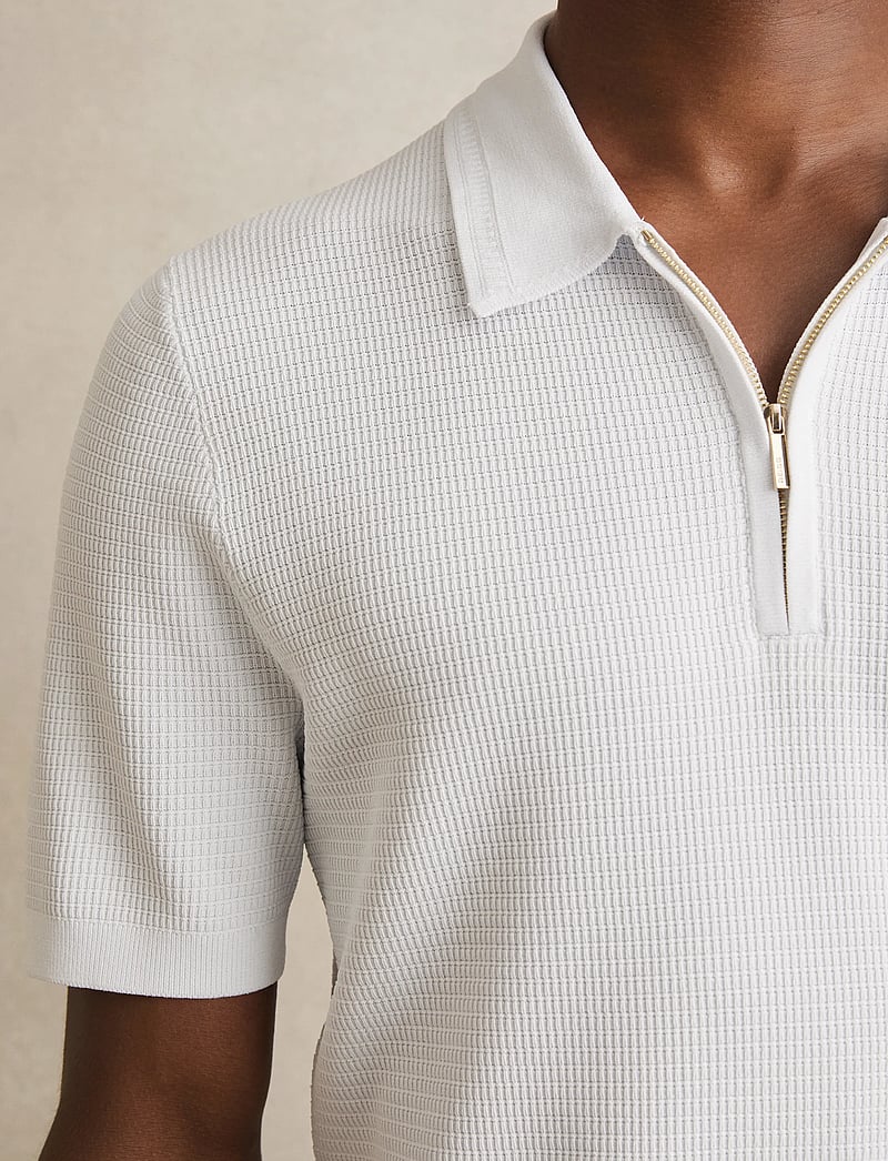 Reiss - REGIS - kortærmede poloer - white - 3