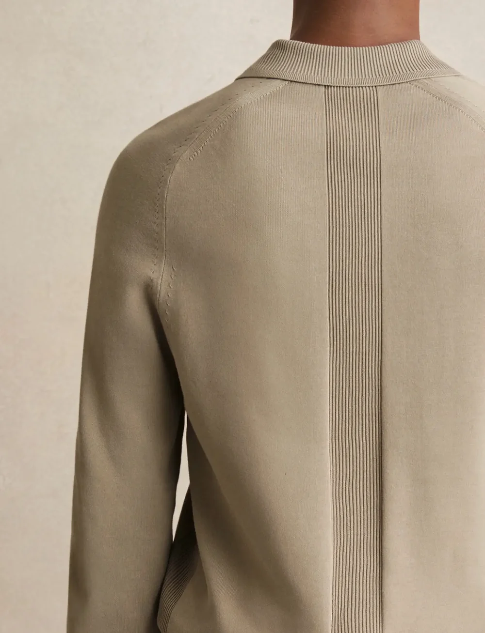 Reiss - CLINTON - gestrickte polohemden - light sage green - 2