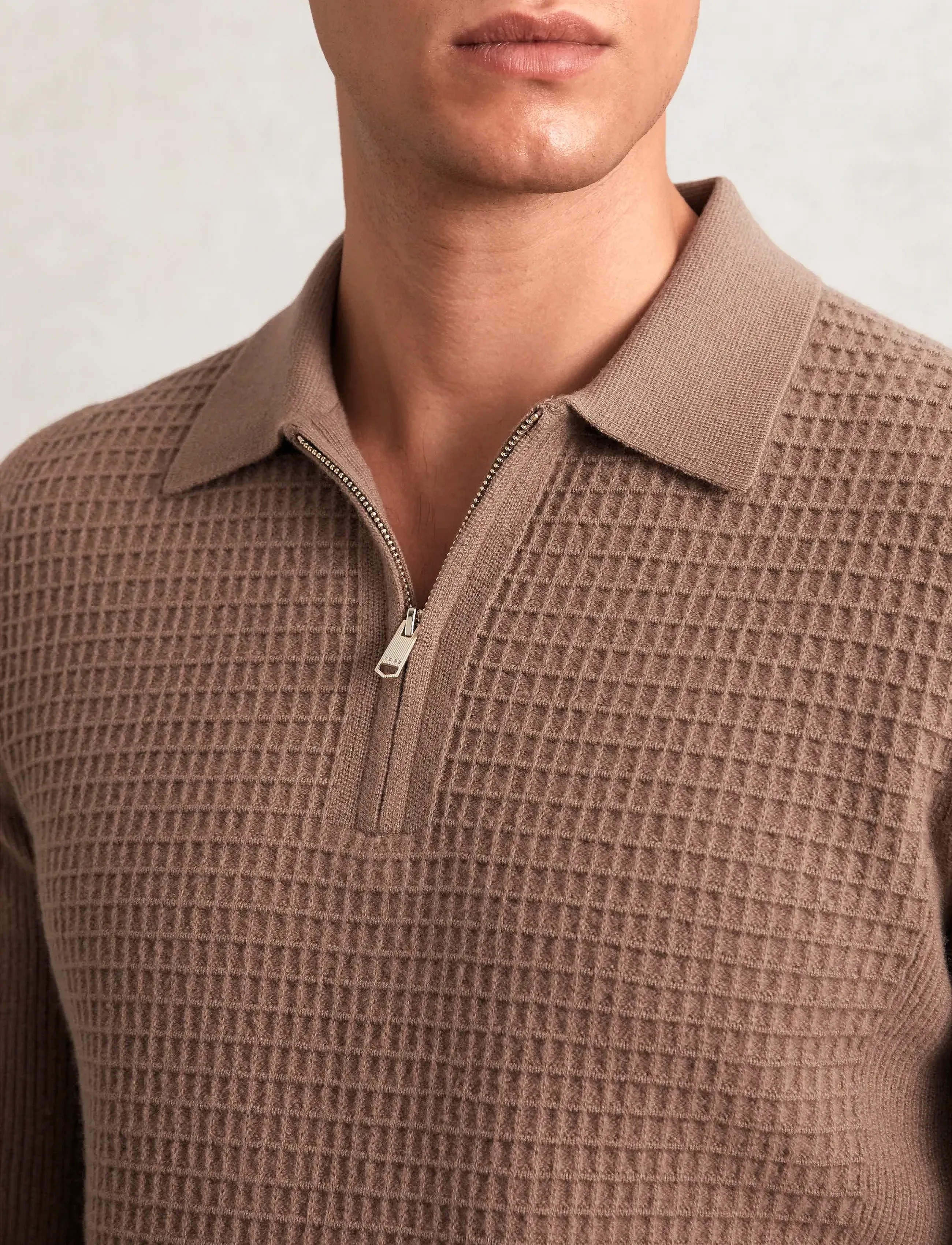 Reiss - HAMILTON - strickmode - camel brown - 3