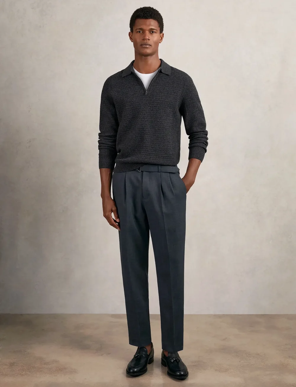 Reiss - HAMILTON - kootud polosärgid - charcoal grey - 3