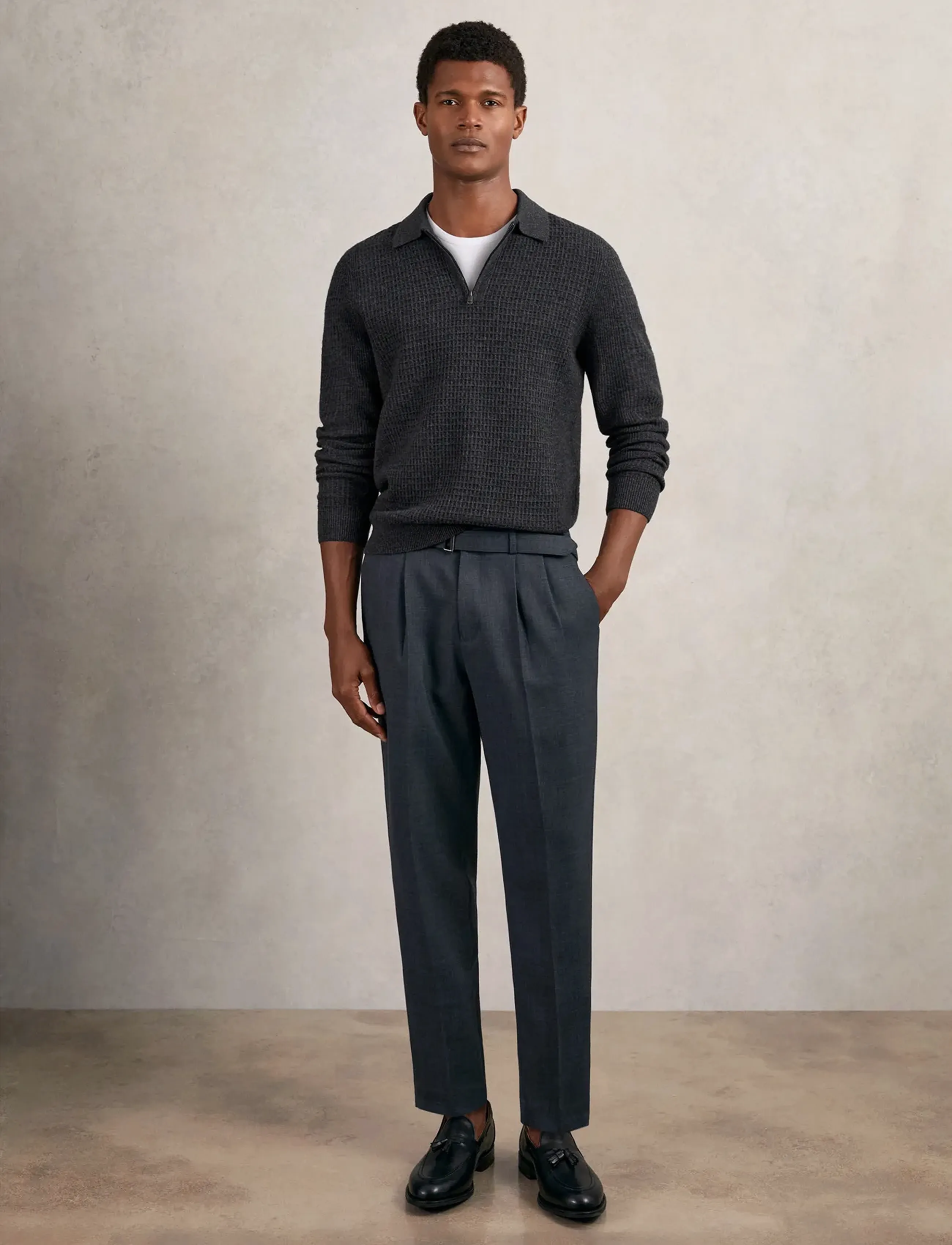 Reiss - HAMILTON - kudumid - charcoal grey - 3
