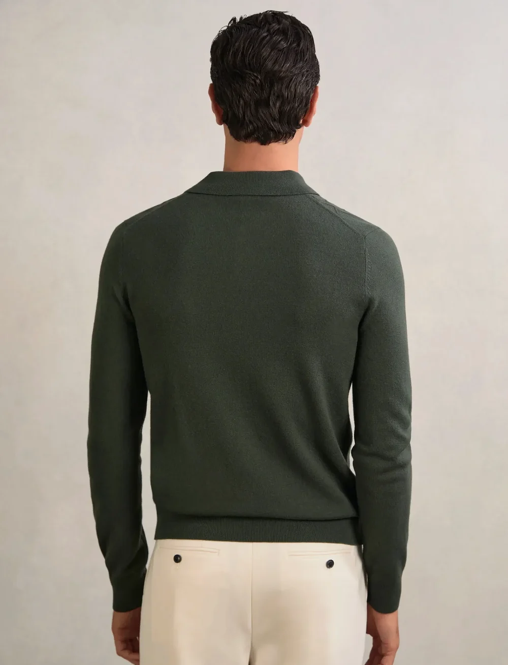 Reiss - GIDEON - polostrik - forest green - 2