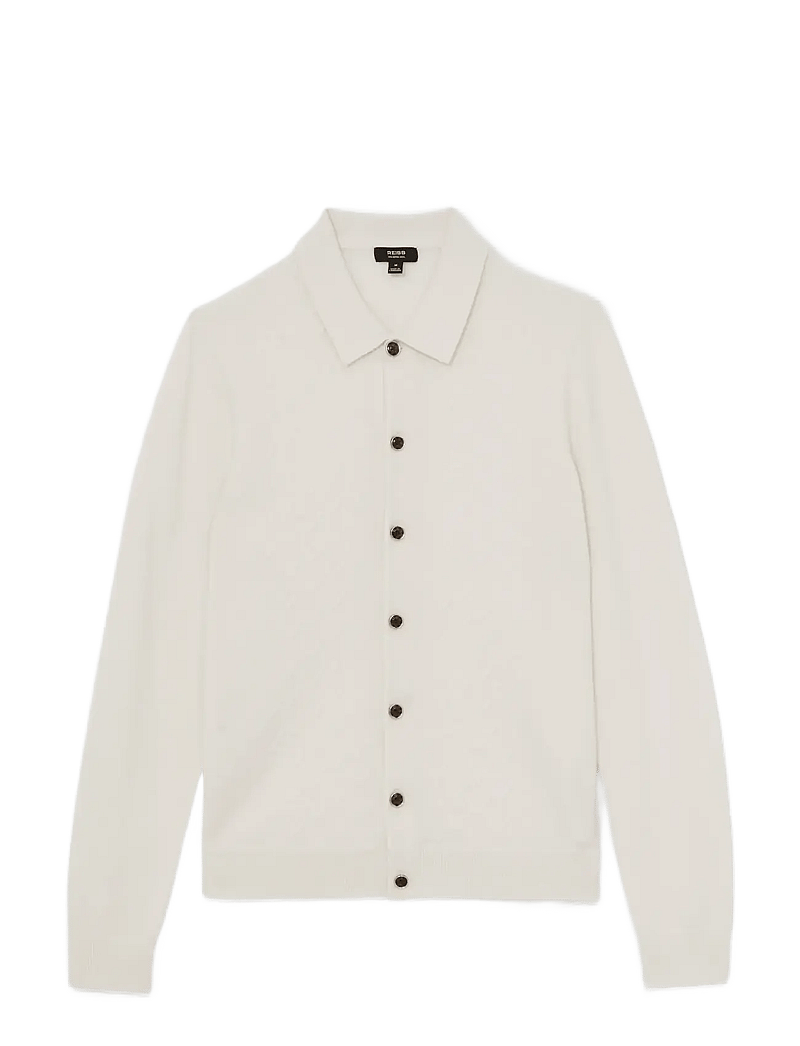 Reiss - GIDEON - gestrickte polohemden - off white - 1