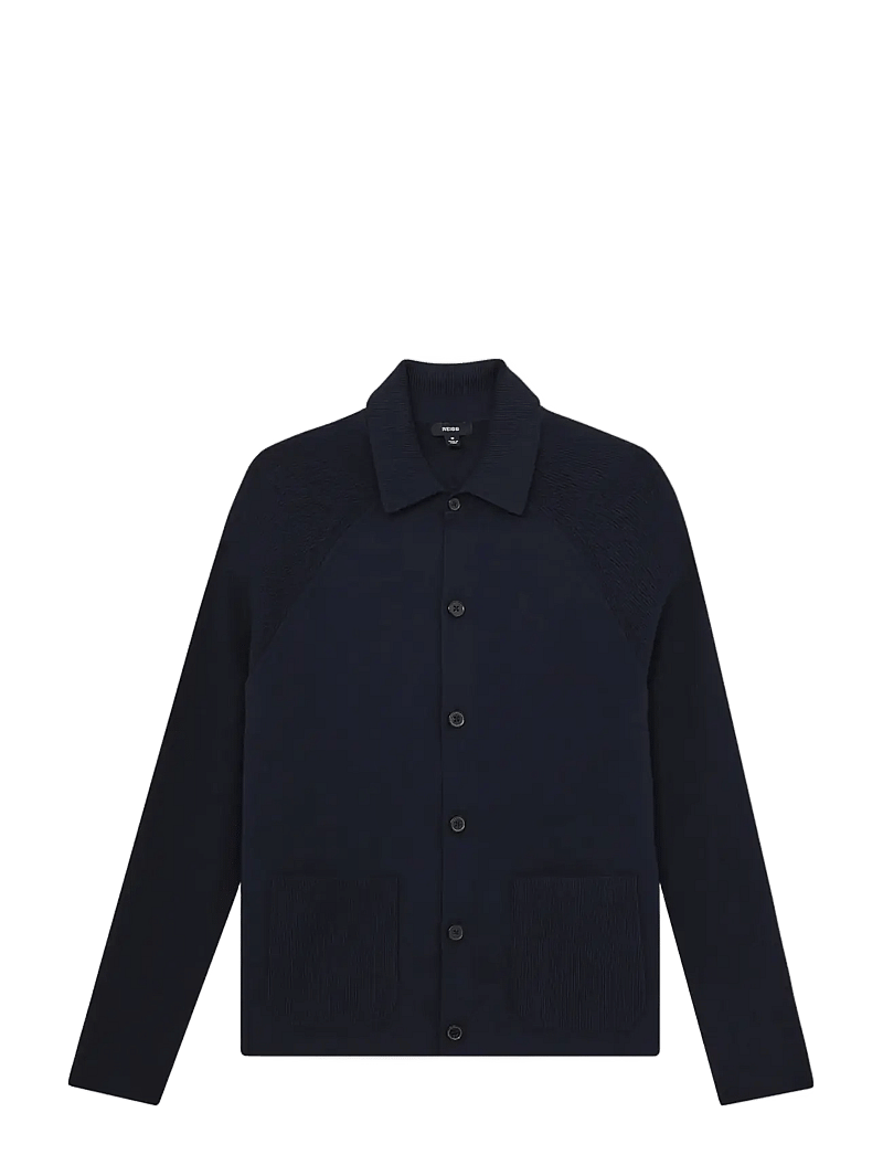 Reiss - FITZGERALD - stickade pikéer - navy blue - 1