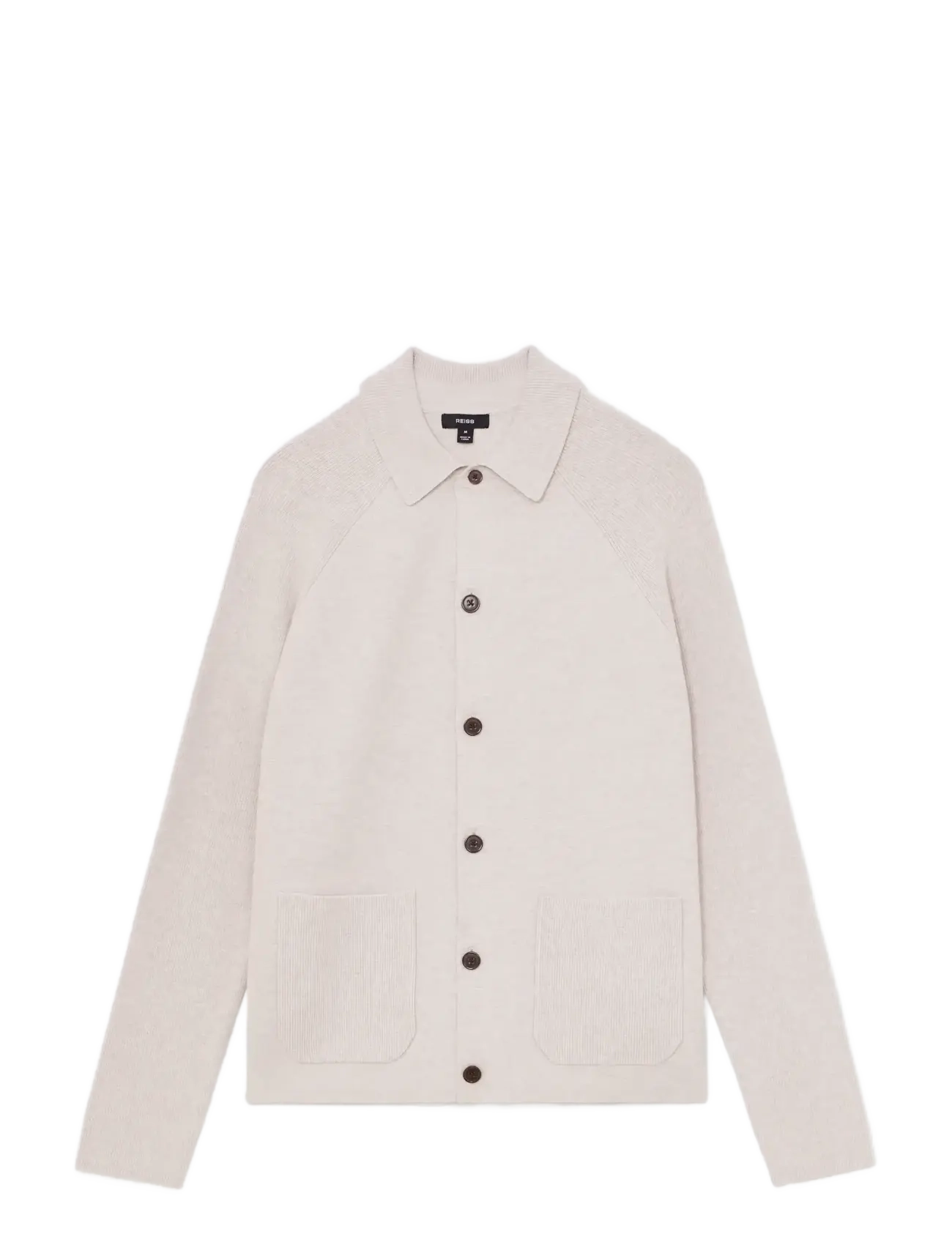 Reiss FITZGERALD - Riided - OATMEAL BROWN / cream