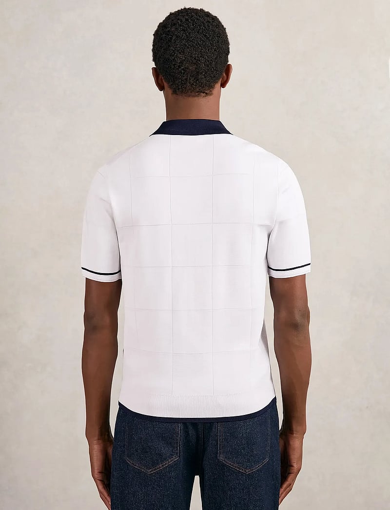 Reiss - BAXTER - polos en tricot - white/navy/blue - 2
