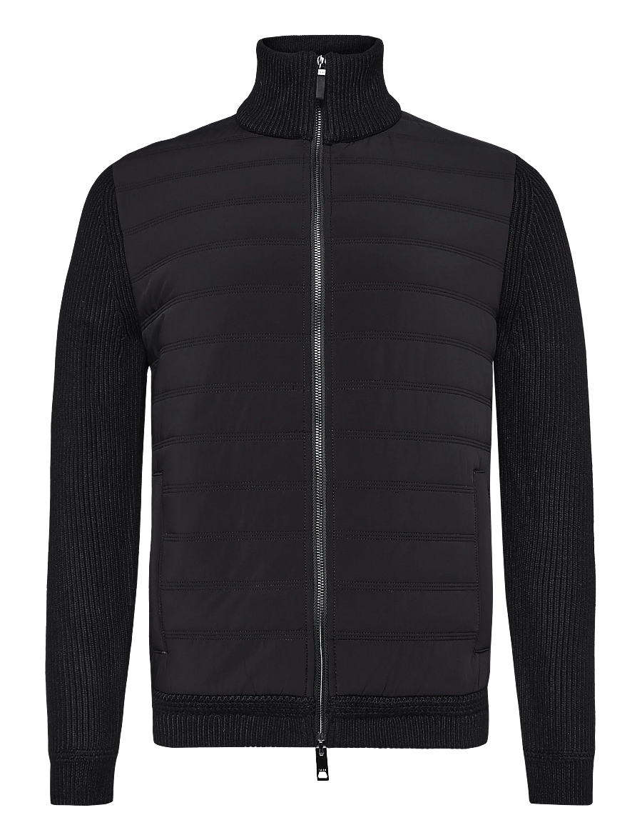 Reiss - TOWNSEND - fullzip strik - black - 0