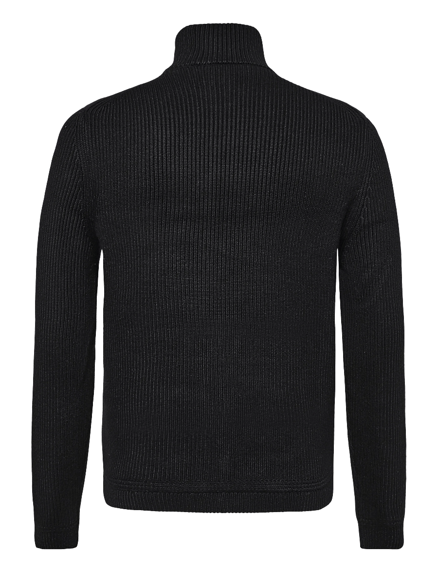 Reiss - TOWNSEND - fullzip strik - black - 1