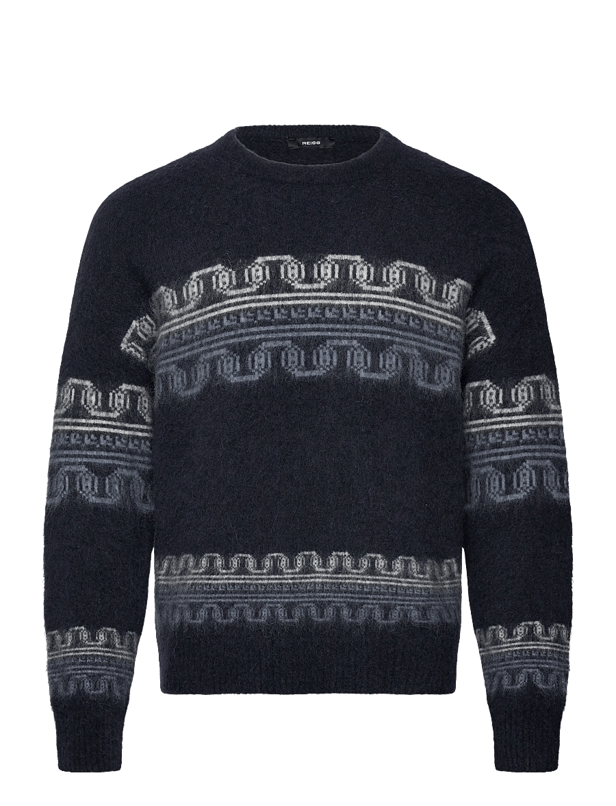 Reiss - LENNOX - rund hals - navy - 0