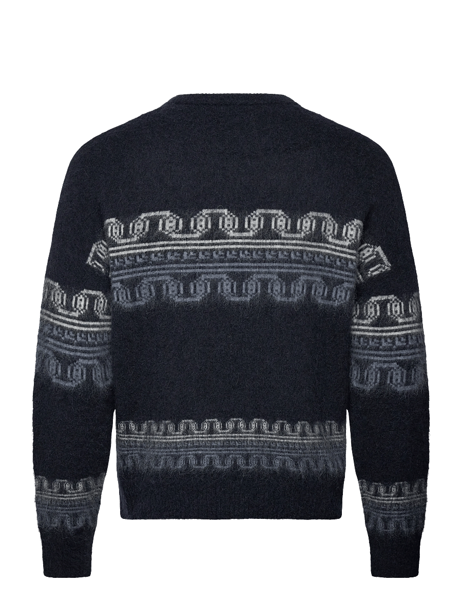 Reiss - LENNOX - rund hals - navy - 1