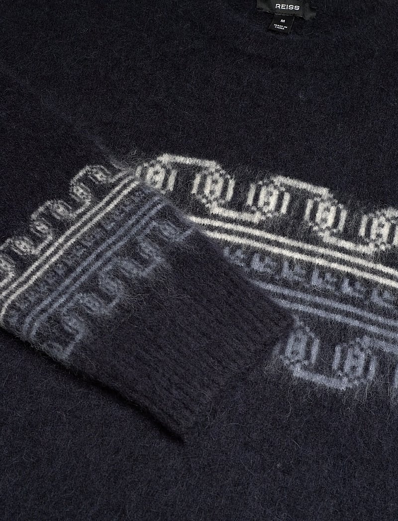 Reiss - LENNOX - Ümmarguse kaelusega kudumid - navy - 2