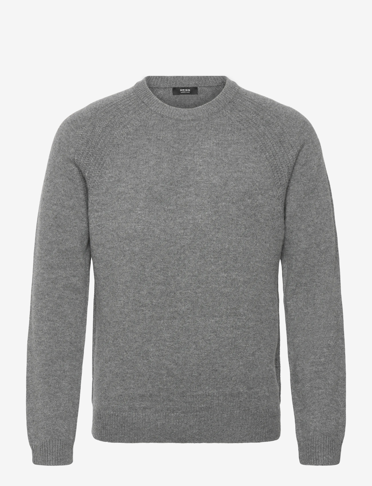 Reiss - FOULTON - Ümmarguse kaelusega kudumid - mid grey melange - 1