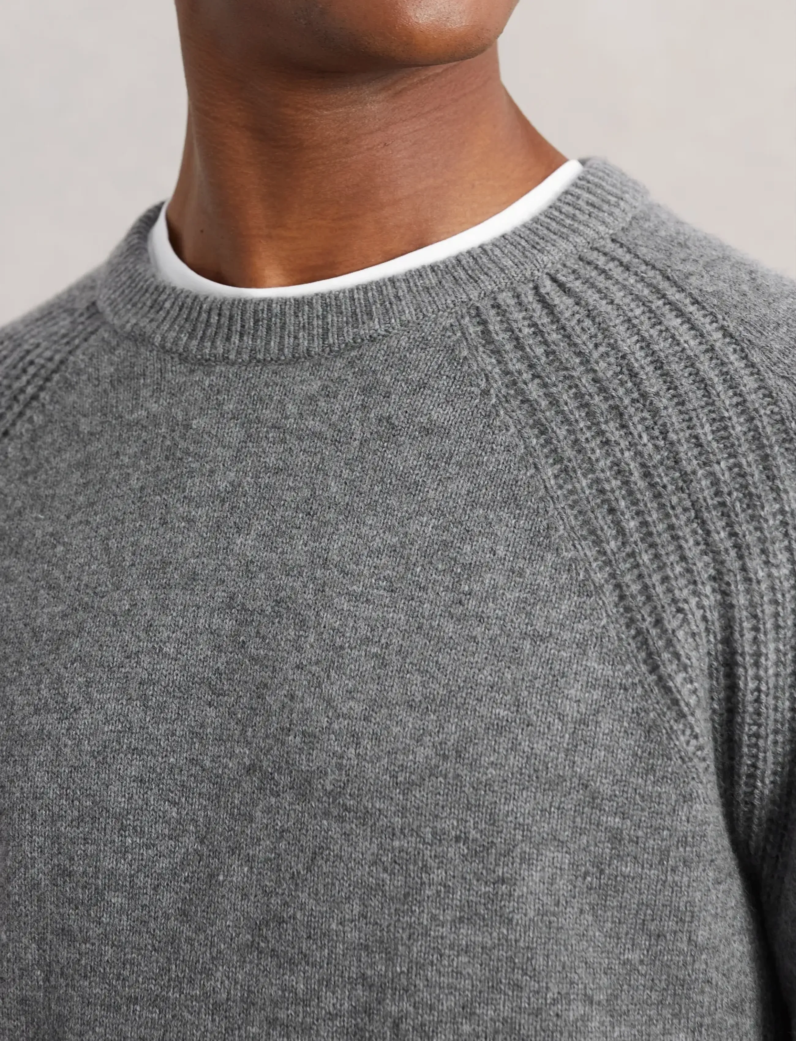 Reiss - FOULTON - trøjer - mid grey melange - 4