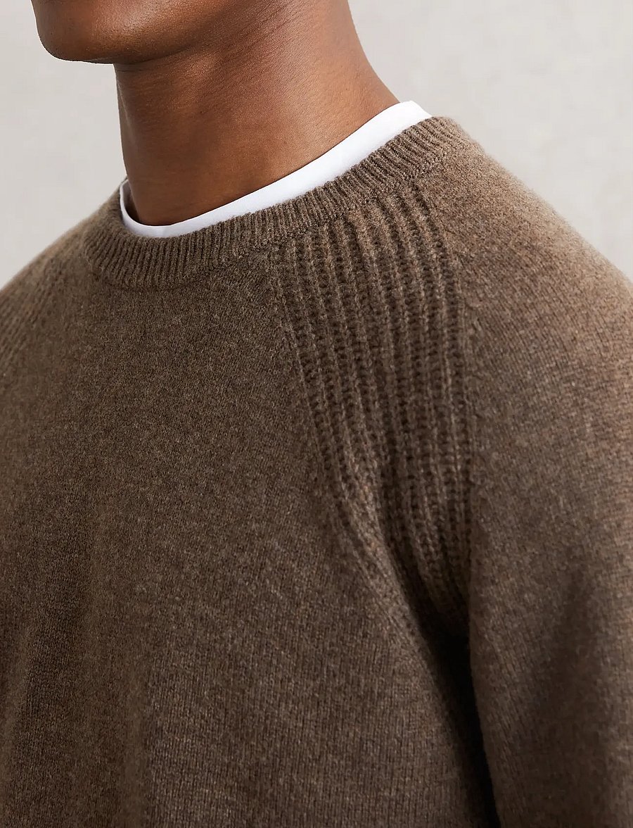 Reiss - FOULTON - rundhals - pecan brown - 4