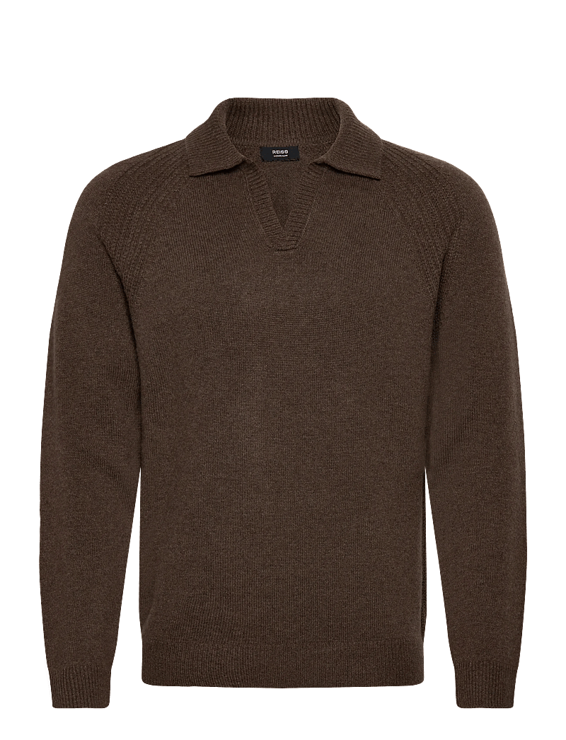 Reiss - BANBURY - stickade pikéer - pecan brown - 1