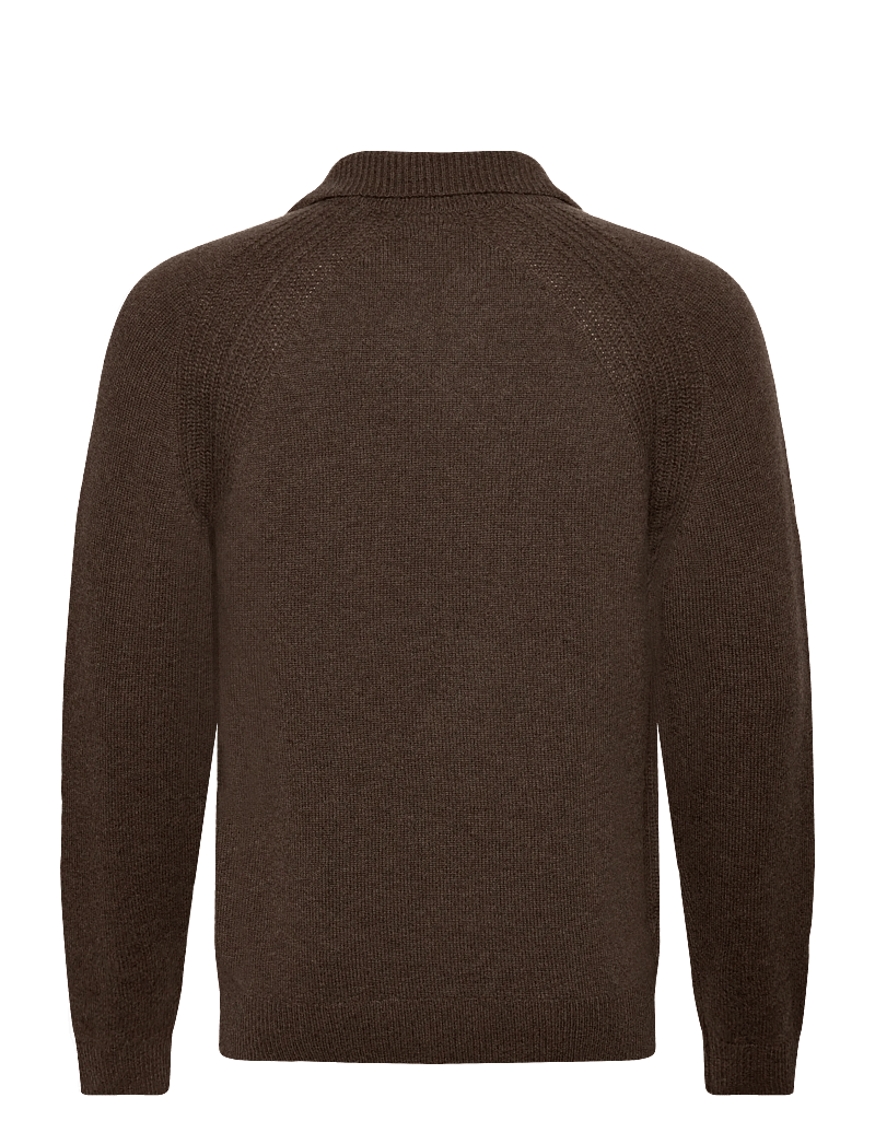 Reiss - BANBURY - stickade pikéer - pecan brown - 2