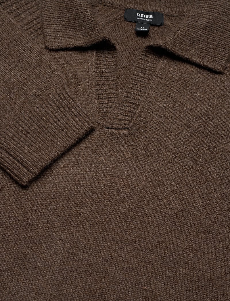 Reiss - BANBURY - stickade pikéer - pecan brown - 5