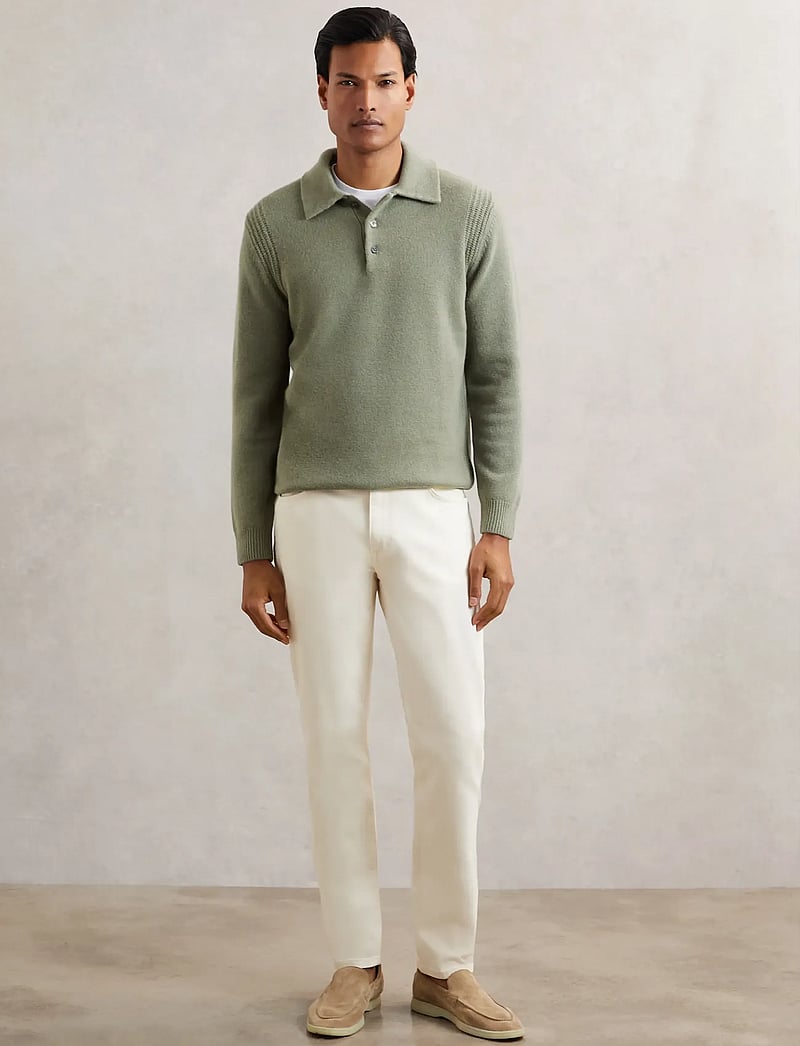 Reiss - DEANSGATE - kootud polosärgid - sage green - 3