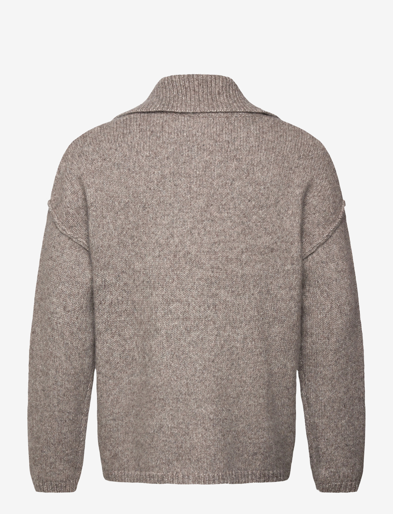 Reiss - VATALI - v-ringat - taupe brown melange - 1