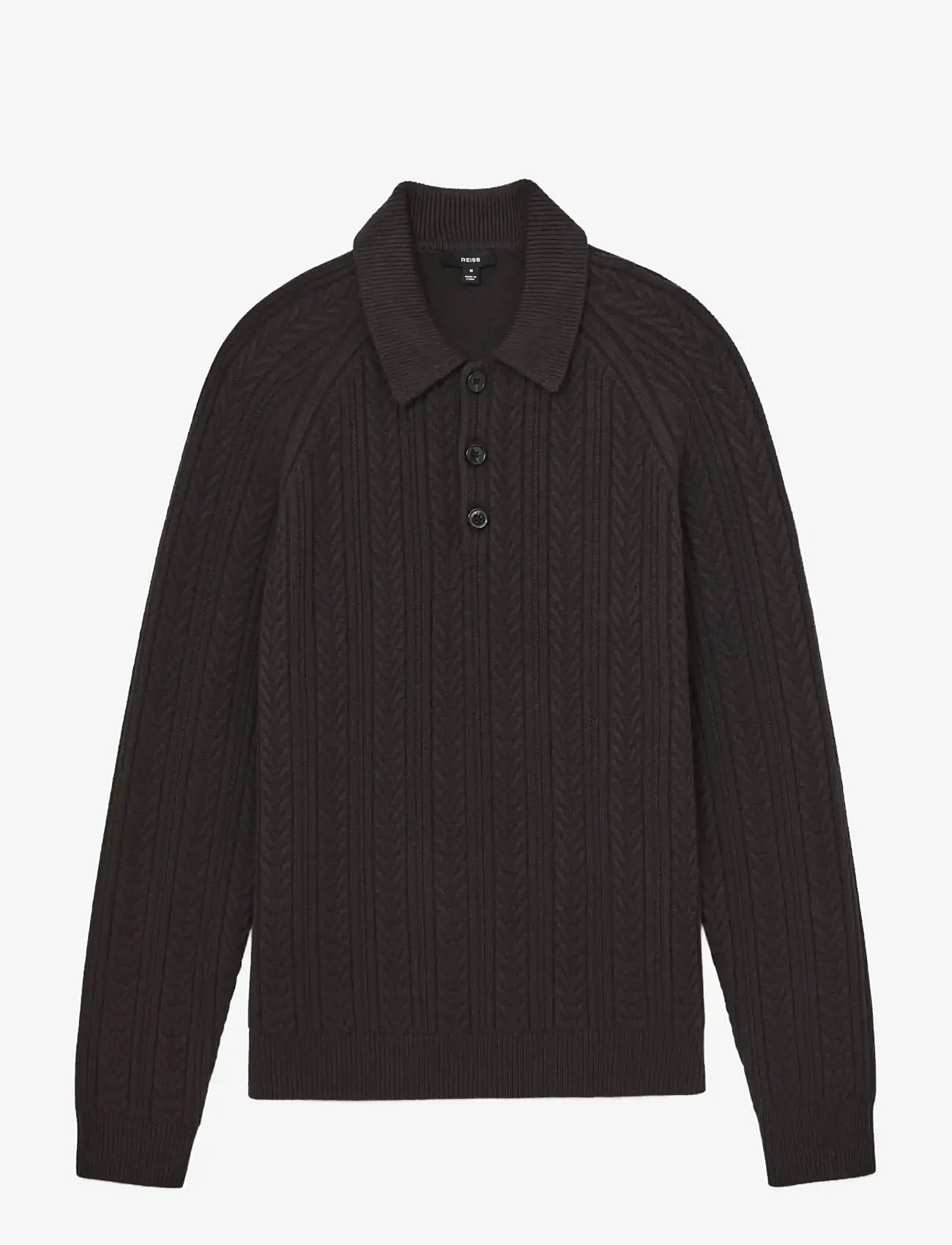 Reiss - EVESHAM - stickade pikéer - chocolate brown - 1