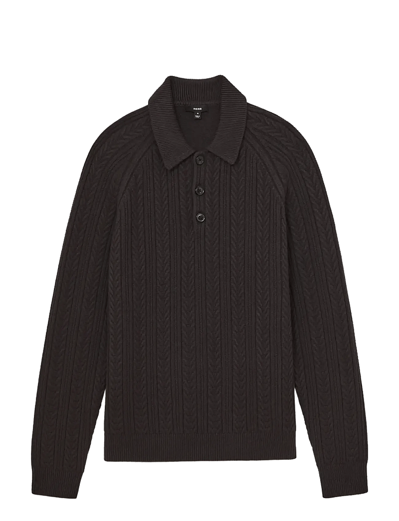 Reiss - EVESHAM - polostrik - chocolate brown - 1