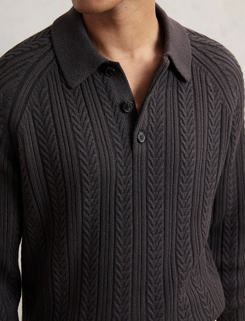 Reiss - EVESHAM - polostrik - chocolate brown - 3