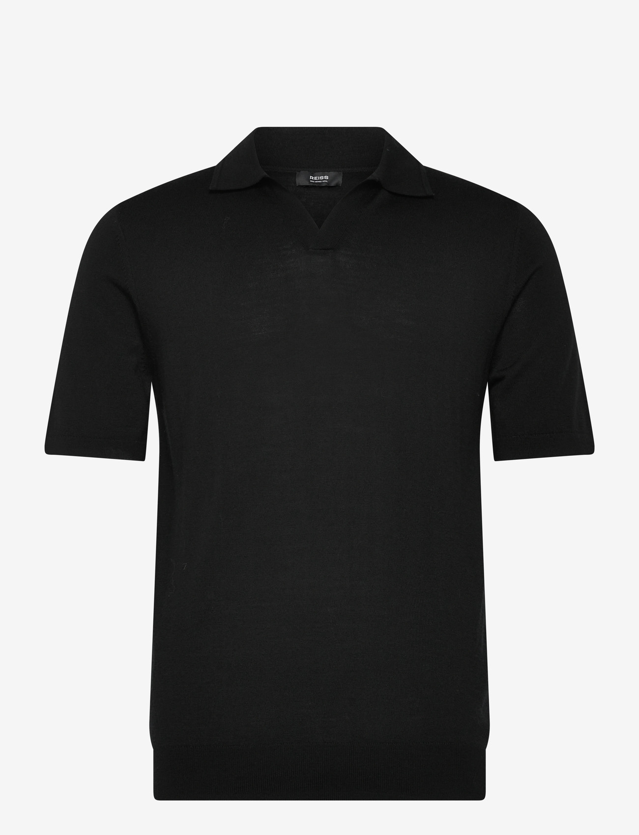 Reiss - DUCHIE - gestrickte polohemden - black - 0