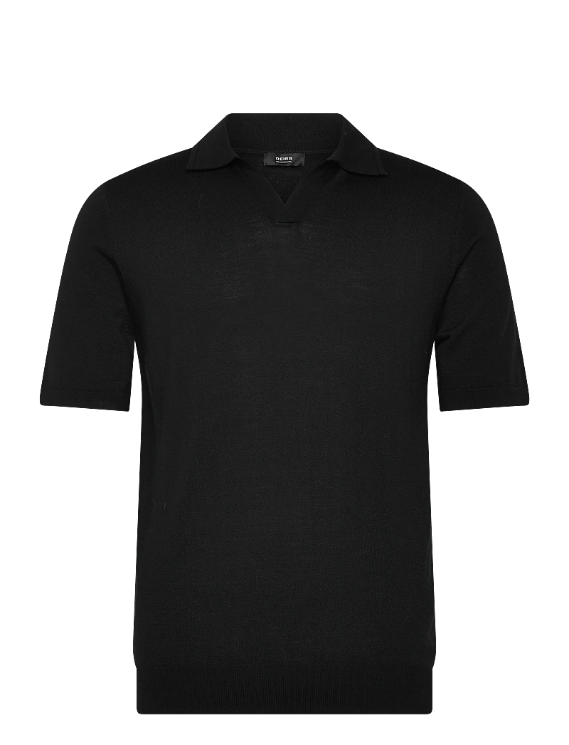 Reiss - DUCHIE - gestrickte polohemden - black - 0