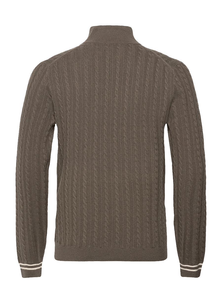 Reiss - TUSCANO - džemperiai su pusiniu užtrauktuku - khaki green - 2