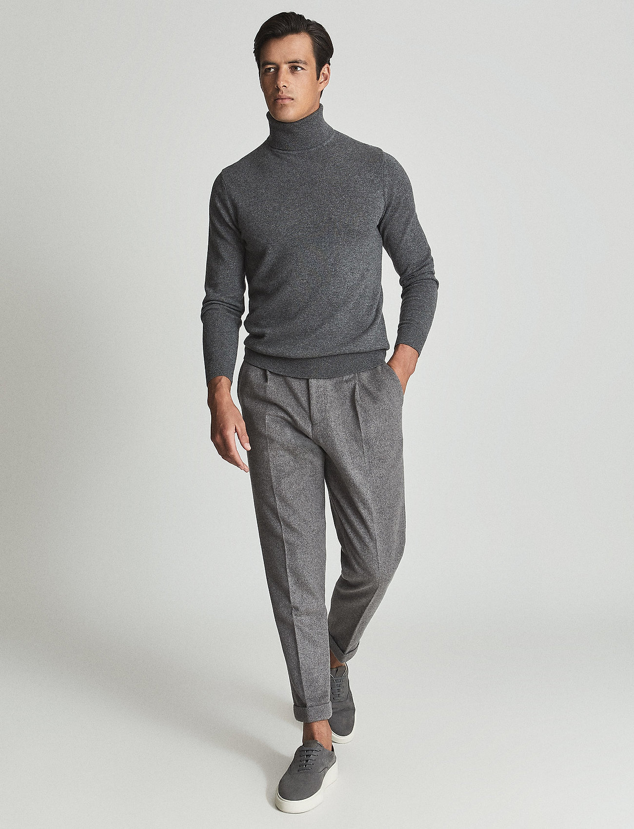 Reiss - REGAL - charcoal - 4