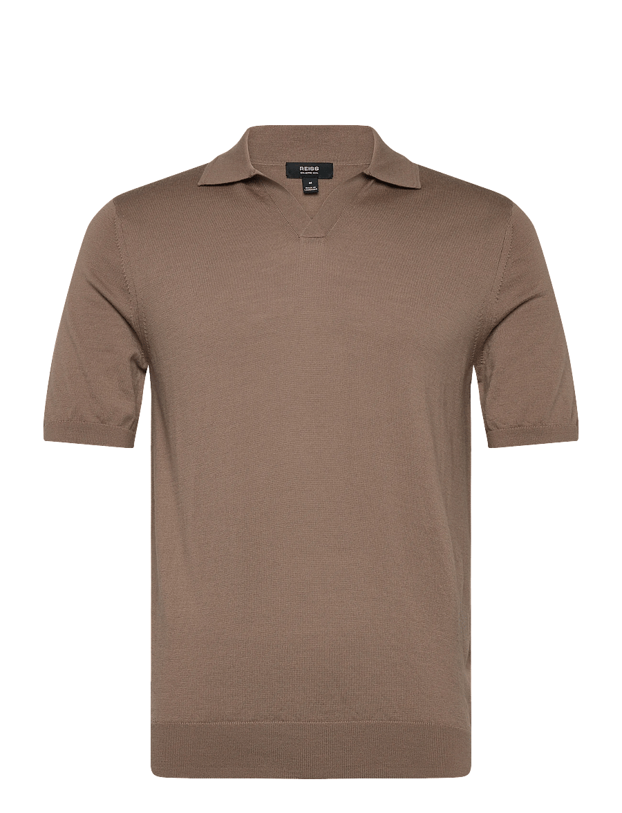 Reiss - DUCHIE - stickade pikéer - camel brown - 1