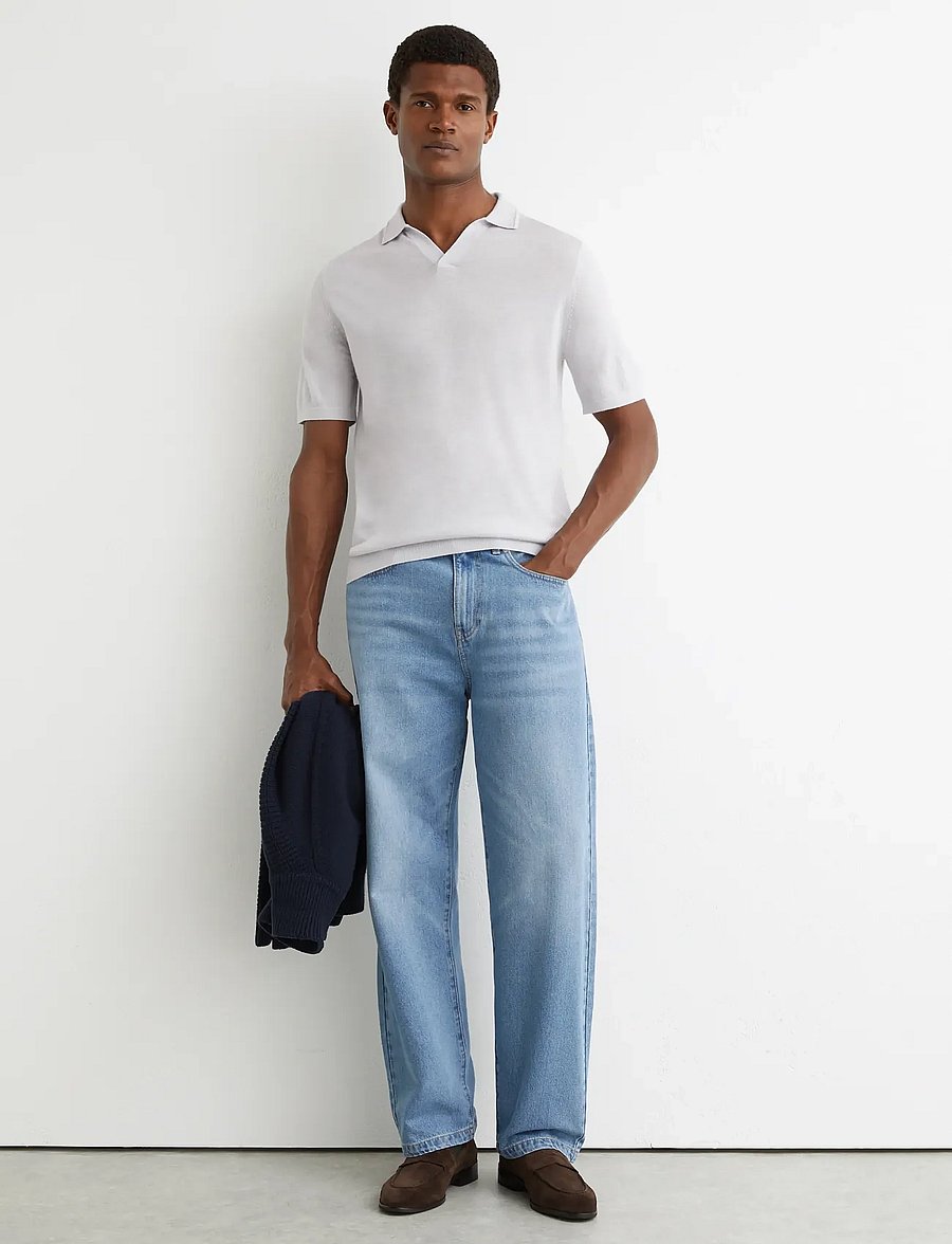 Reiss - DUCHIE - polostrik - frost blue - 3