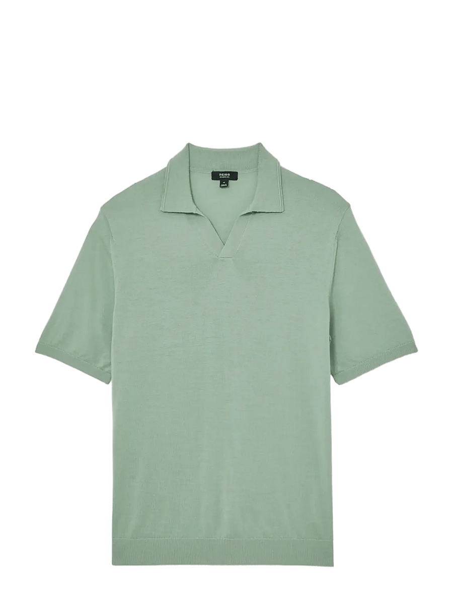 Reiss - DUCHIE - knitted polos - light sage green - 1