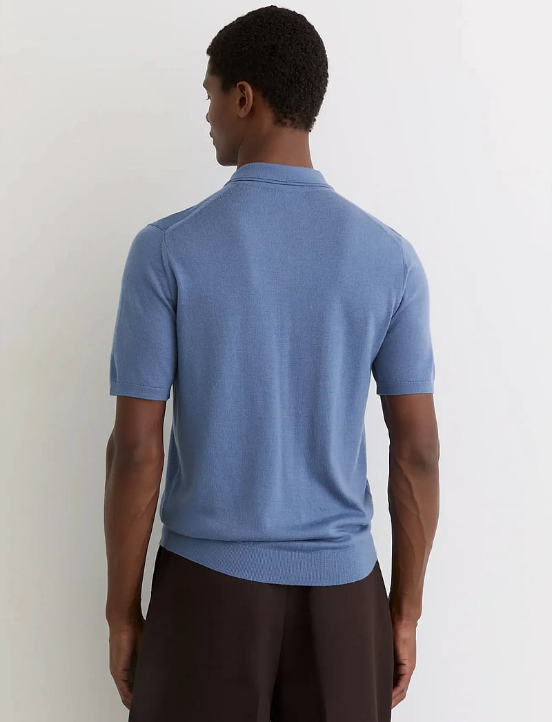 Reiss - DUCHIE - gestrickte polohemden - nordic blue - 2