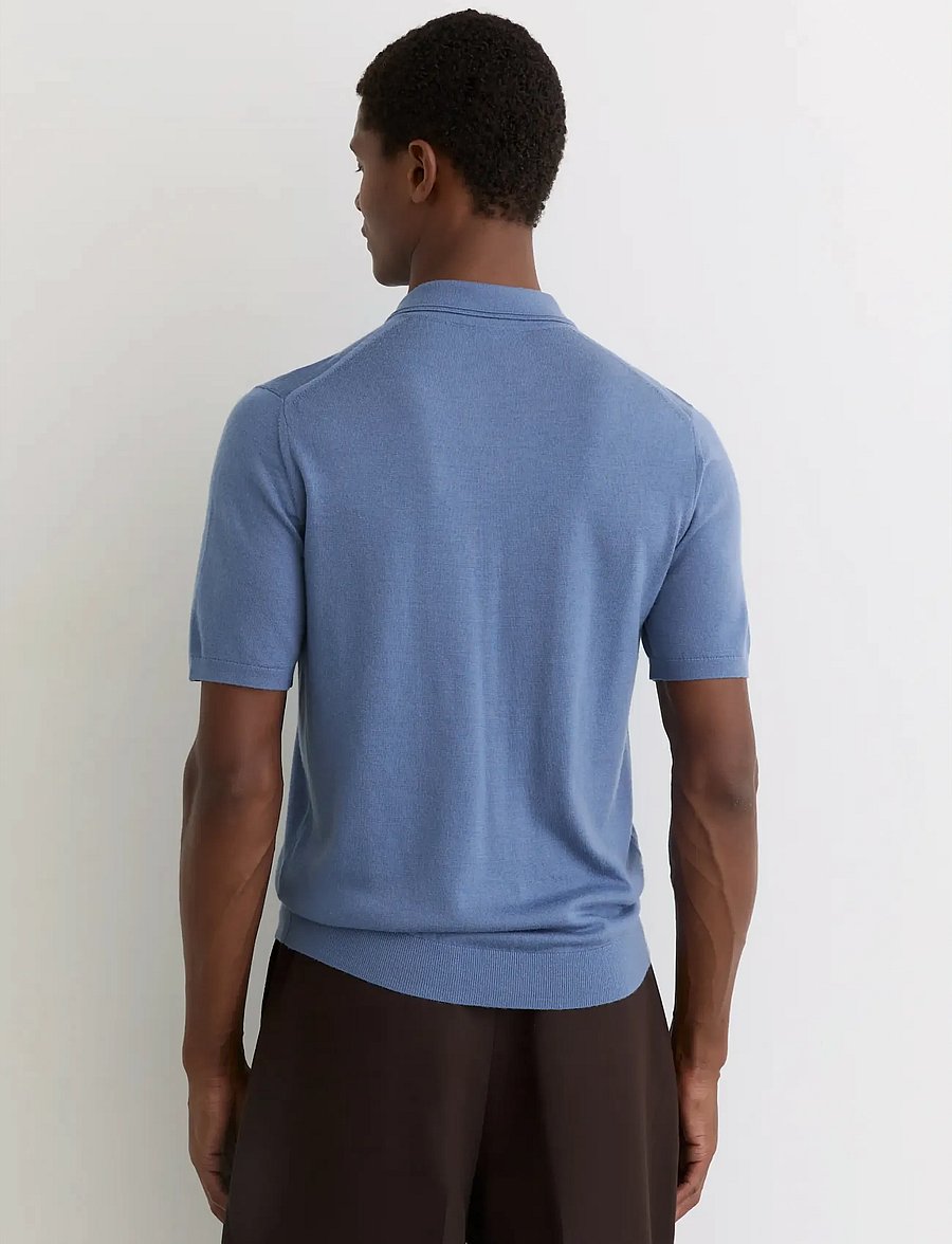Reiss - DUCHIE - polostrik - nordic blue - 3