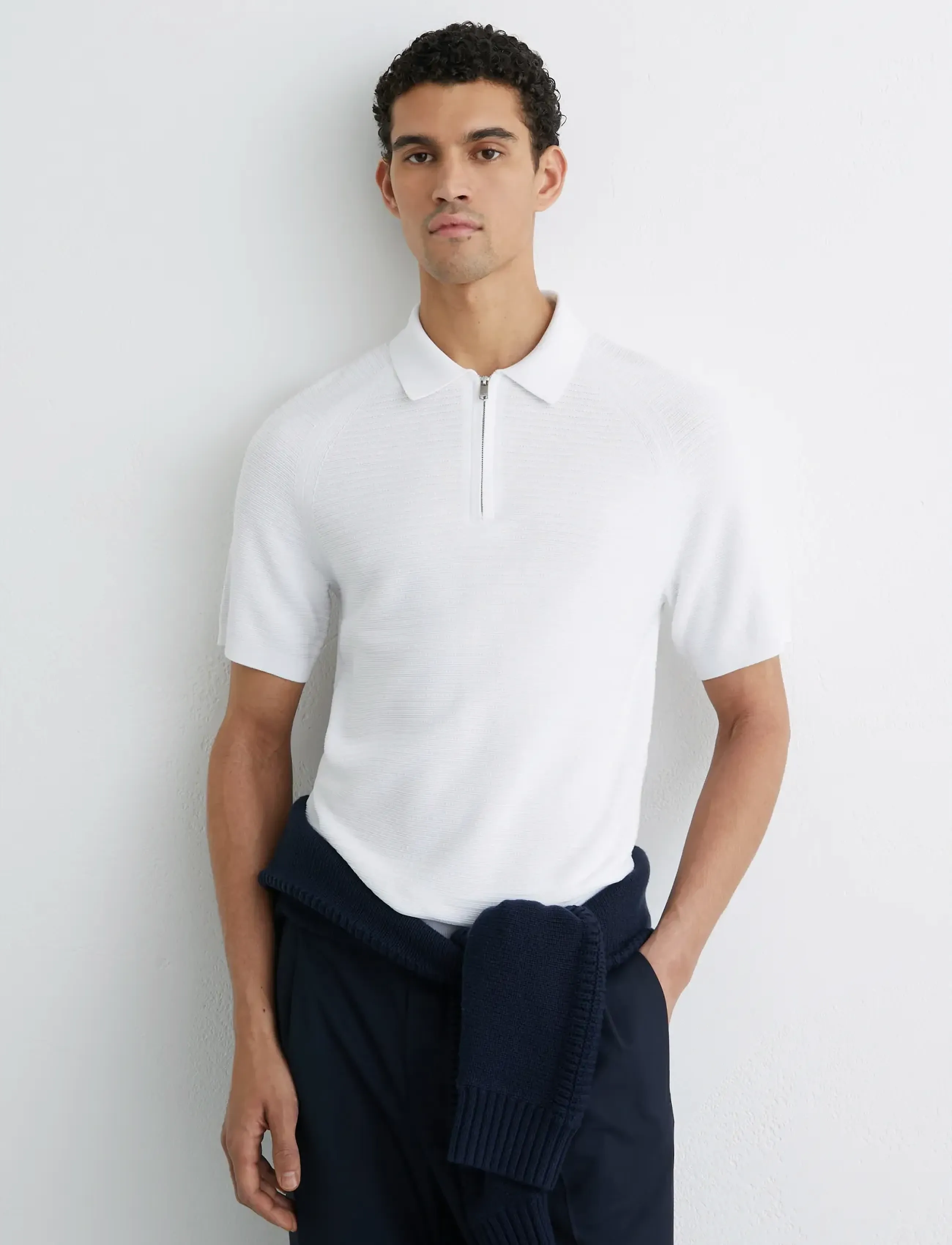 Reiss Estate, M, White, Poloer > Kortærmede, Herre