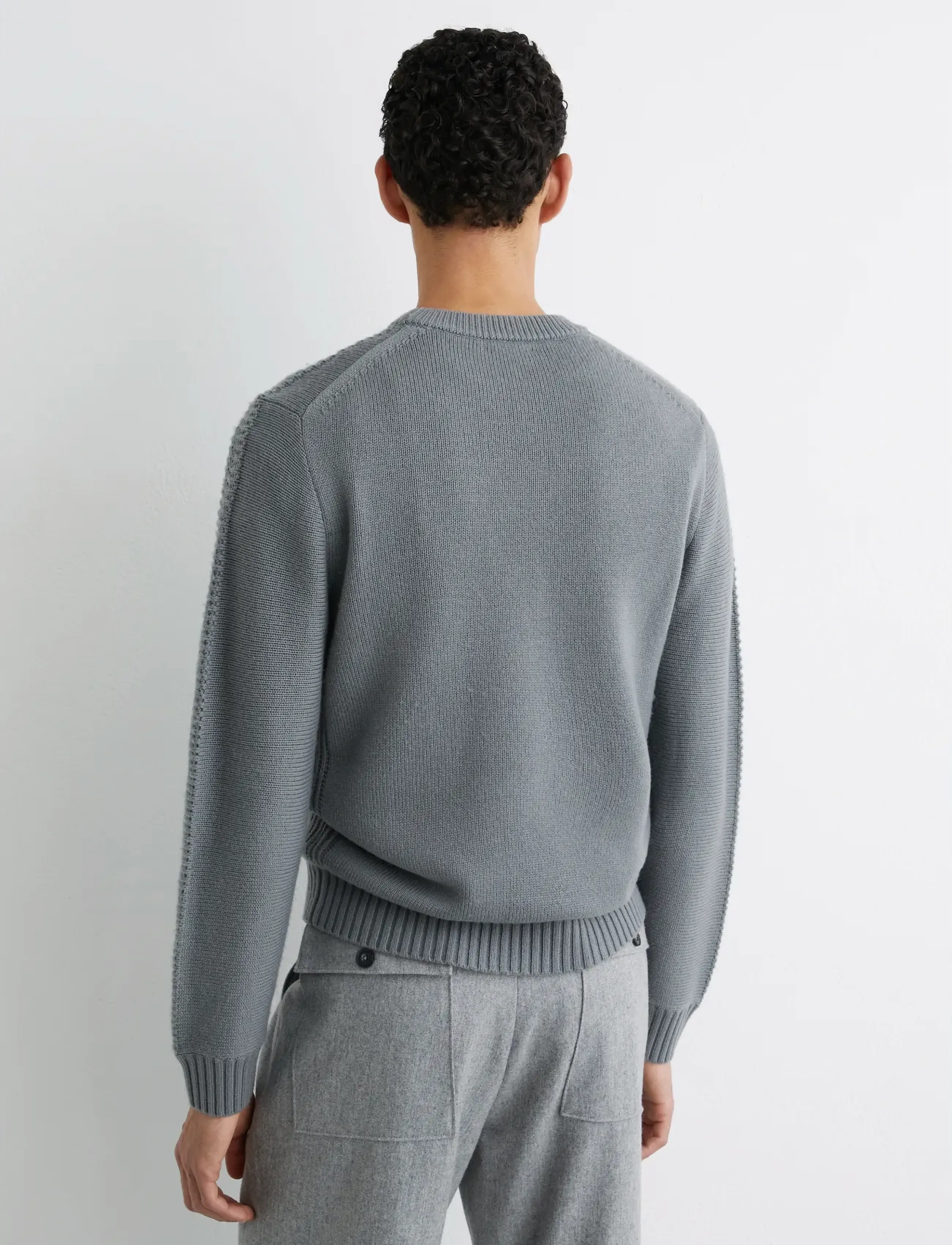 Reiss - BEECH - basic-strickmode - soft sage green - 3