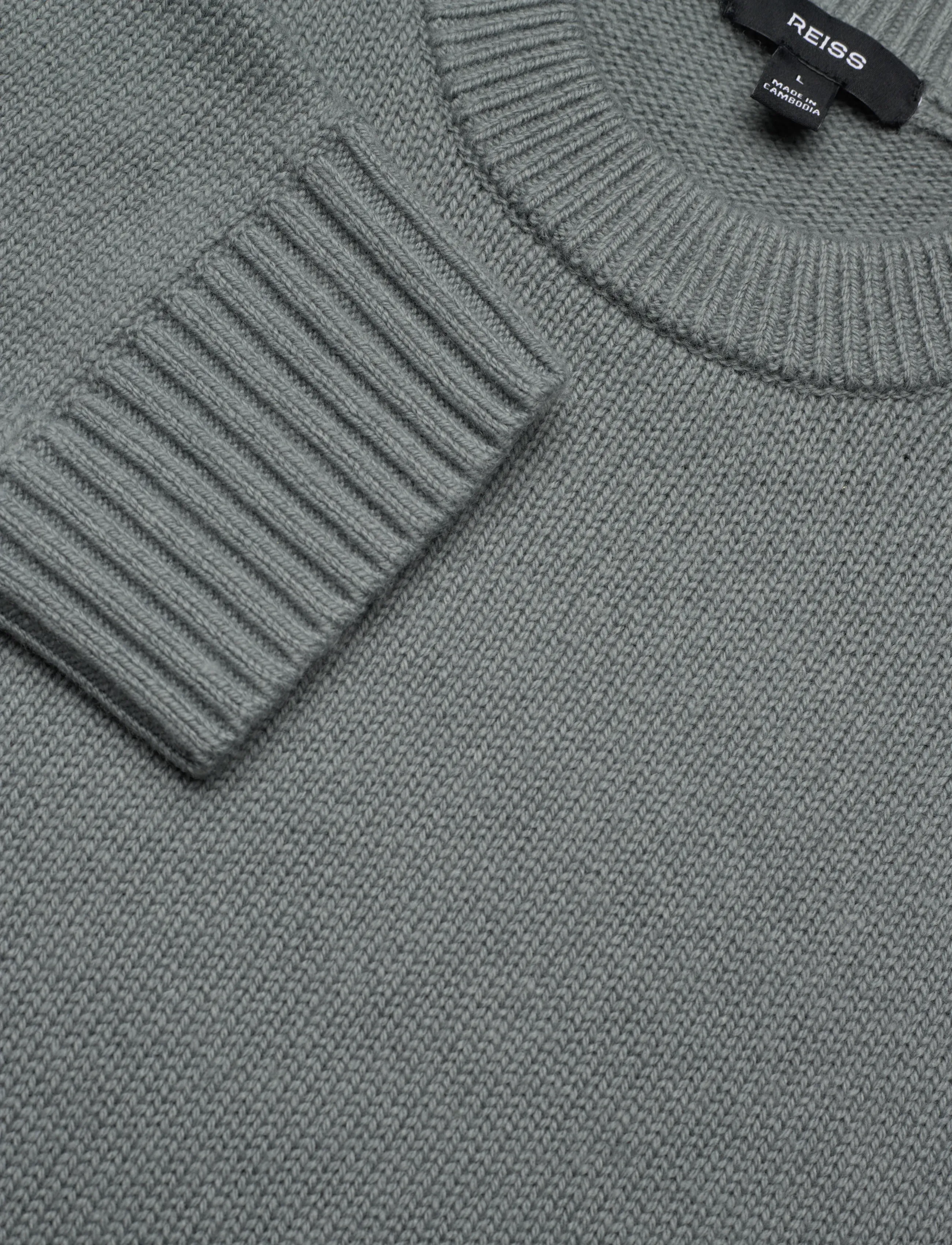 Reiss - BEECH - basic-strickmode - soft sage green - 5