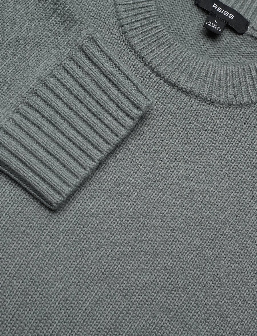 Reiss - BEECH - rund hals - soft sage green - 5