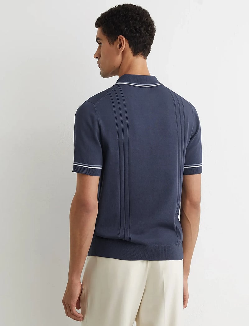 Reiss - ROTHWELL - gestrickte polohemden - navy - 2
