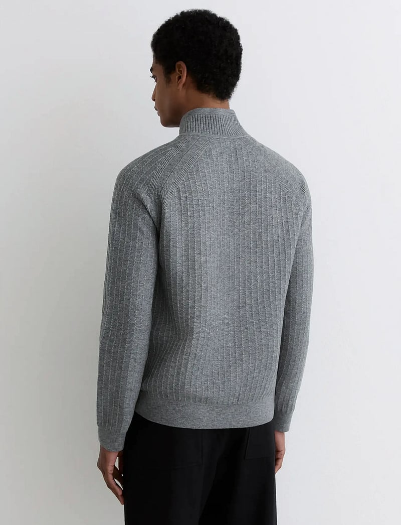 Reiss - ALDERSHOT - half zip - grey melange - 2