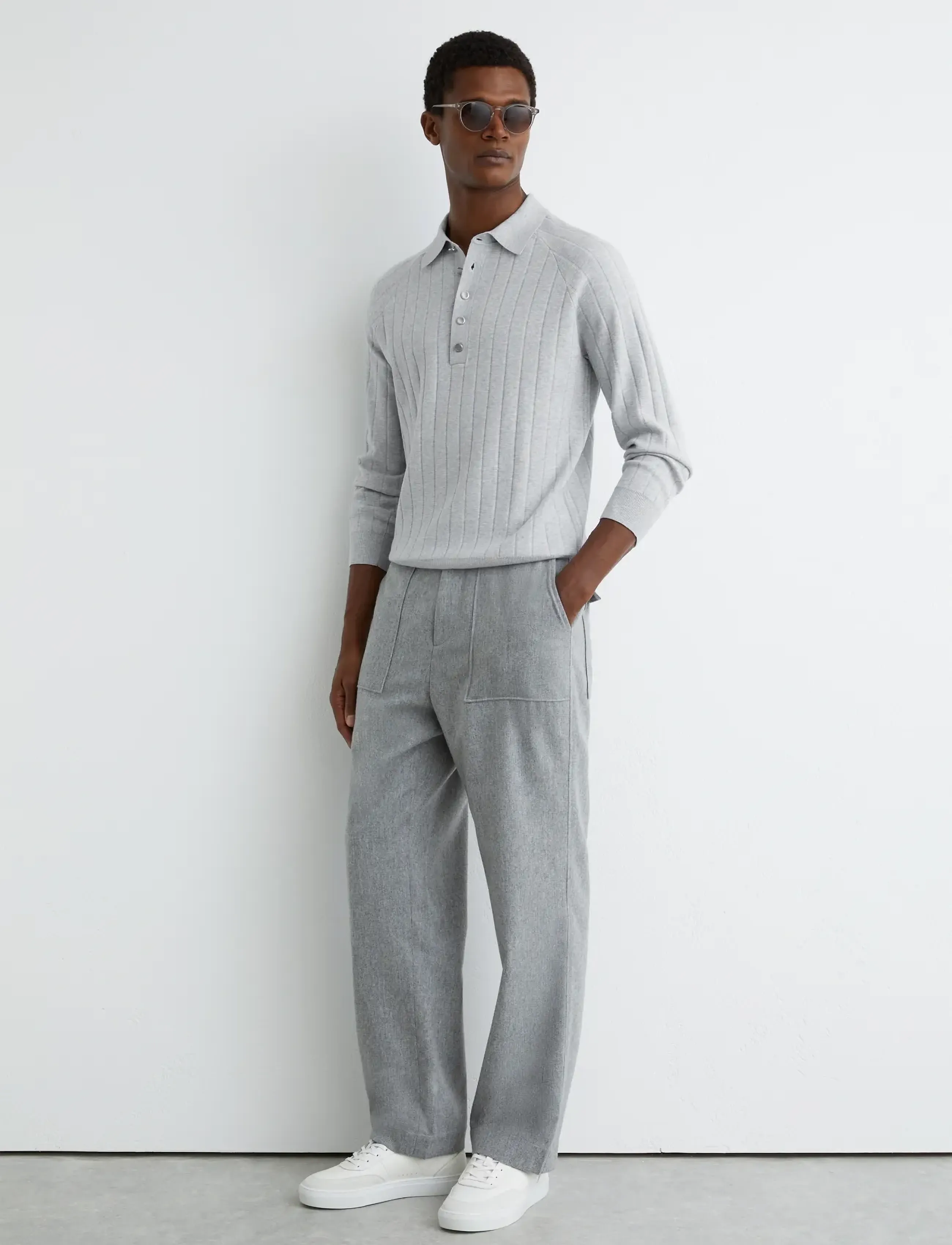 Reiss - DILLINGHAM - strik - soft grey - 3