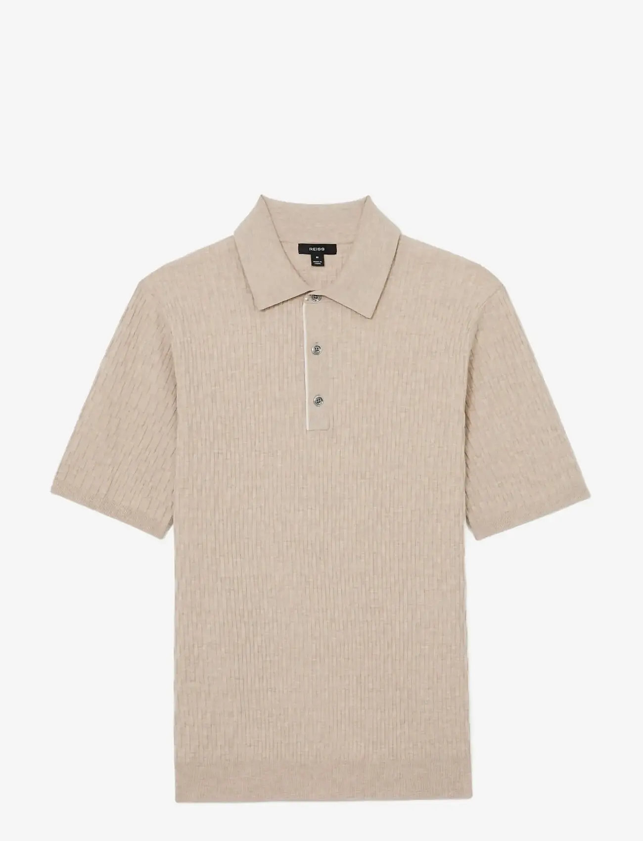Reiss - ERA - kortærmede poloer - oatmeal brown - 1