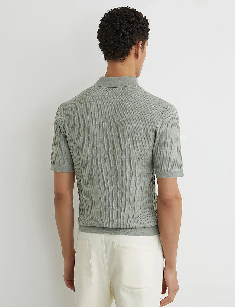 Reiss - ERA - kurzärmelig - soft sage - 2